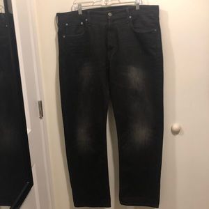 Black Levi Strauss Black Denim Men’s Jeans